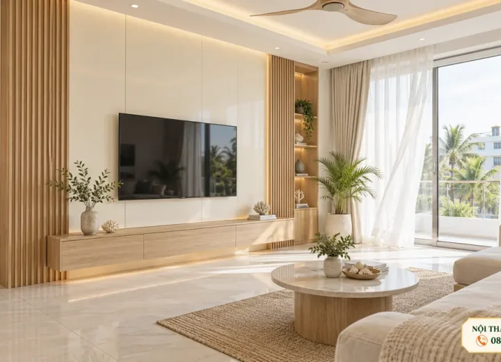 Thi công tấm ốp tường trần nhựa tại Cửa Lò