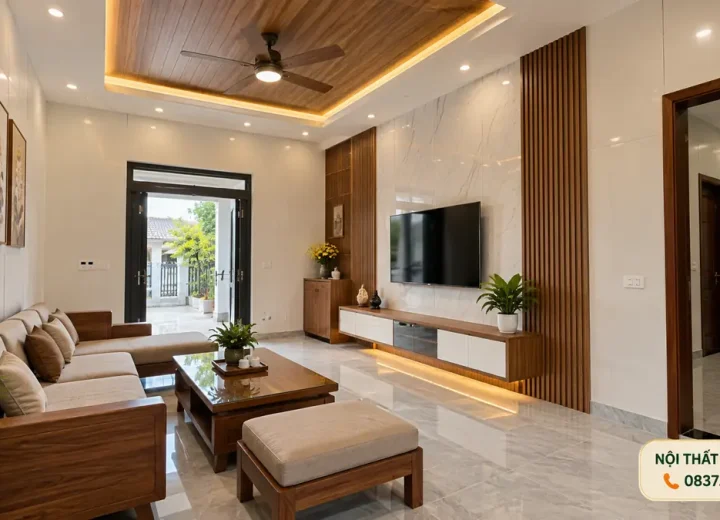 Thi công tấm ốp tường trần nhựa tại Nghi Lộc