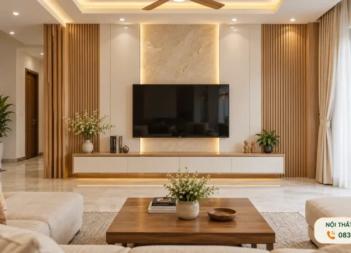 thi công tấm ốp tường trần nhựa tại Vinh